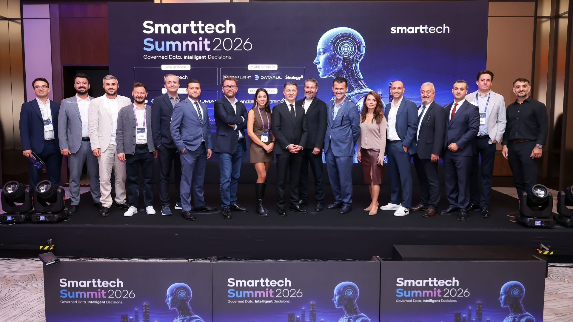 Smarttech Summit 2026 sponsorları ve Smarttech ekibi